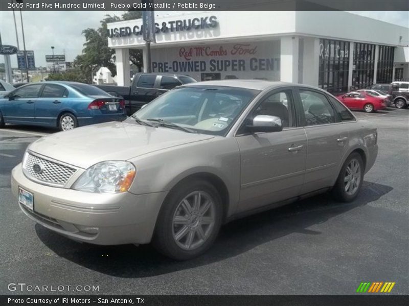 Pueblo Gold Metallic / Pebble Beige 2005 Ford Five Hundred Limited