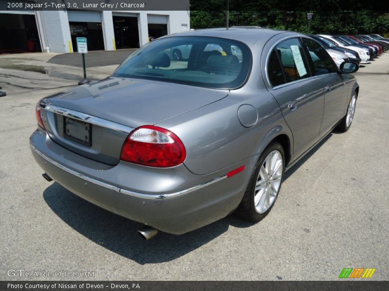 Lunar Grey / Charcoal 2008 Jaguar S-Type 3.0