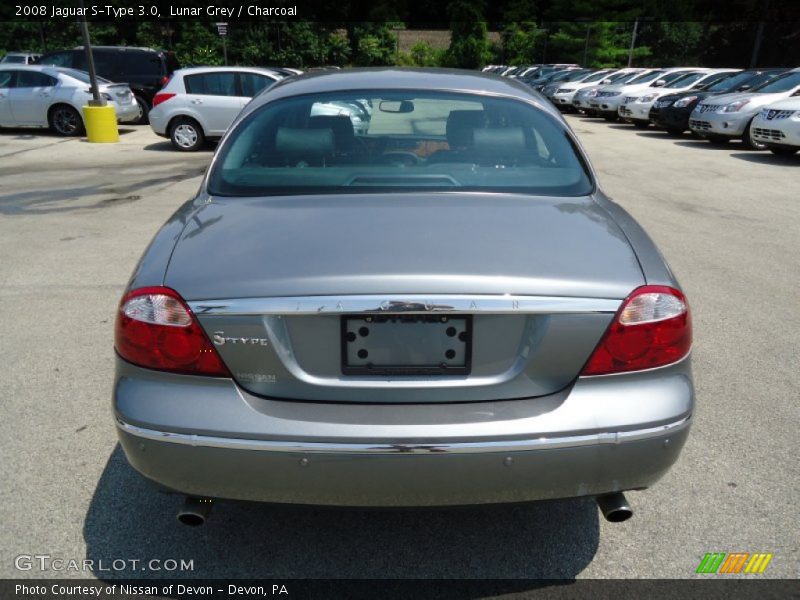 Lunar Grey / Charcoal 2008 Jaguar S-Type 3.0