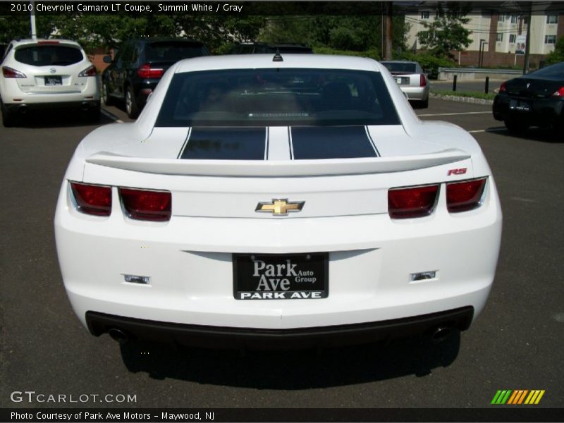 Summit White / Gray 2010 Chevrolet Camaro LT Coupe