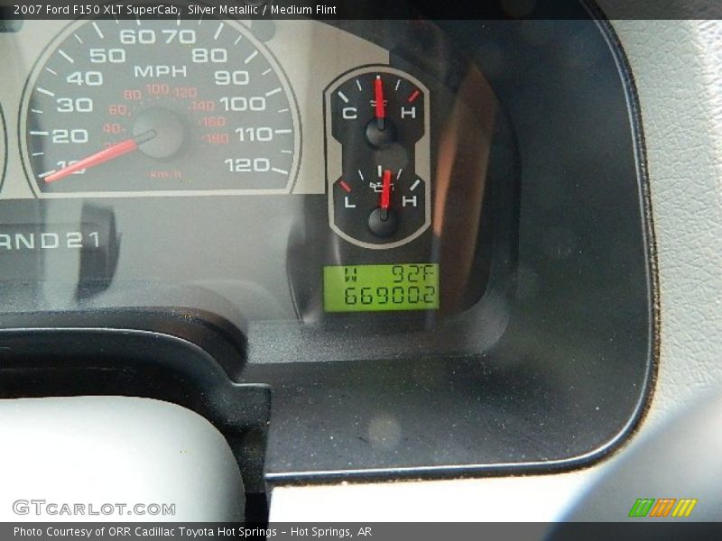 Silver Metallic / Medium Flint 2007 Ford F150 XLT SuperCab
