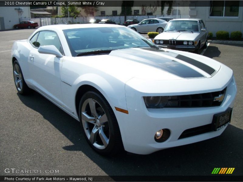 Summit White / Gray 2010 Chevrolet Camaro LT Coupe
