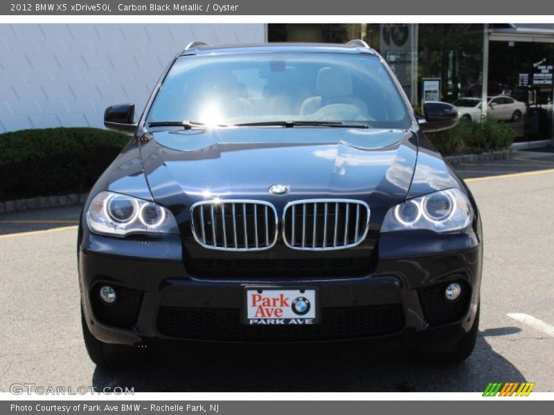 Carbon Black Metallic / Oyster 2012 BMW X5 xDrive50i