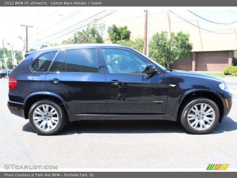 Carbon Black Metallic / Oyster 2012 BMW X5 xDrive50i