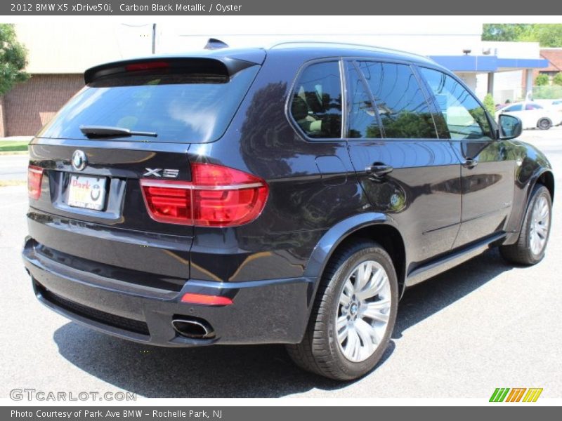 Carbon Black Metallic / Oyster 2012 BMW X5 xDrive50i