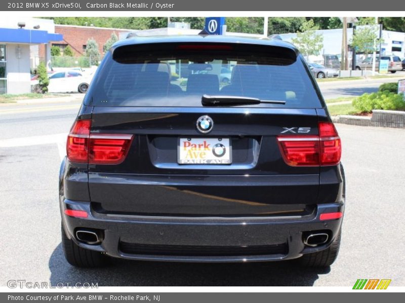 Carbon Black Metallic / Oyster 2012 BMW X5 xDrive50i