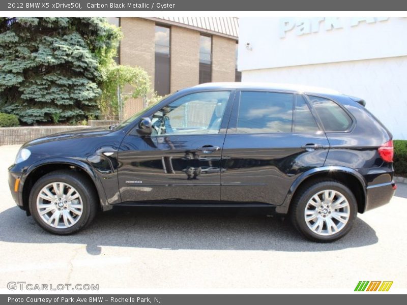 Carbon Black Metallic / Oyster 2012 BMW X5 xDrive50i