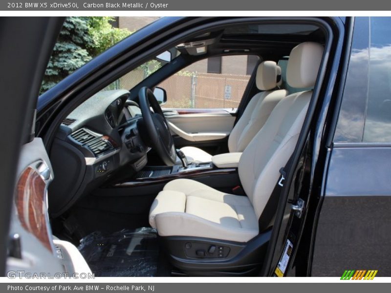 Carbon Black Metallic / Oyster 2012 BMW X5 xDrive50i
