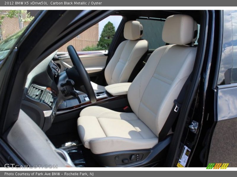 Carbon Black Metallic / Oyster 2012 BMW X5 xDrive50i