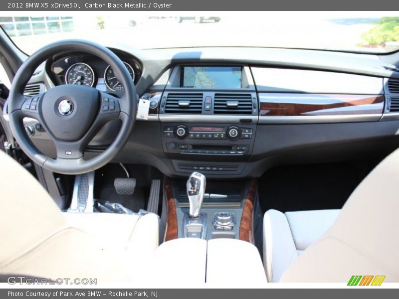 Carbon Black Metallic / Oyster 2012 BMW X5 xDrive50i