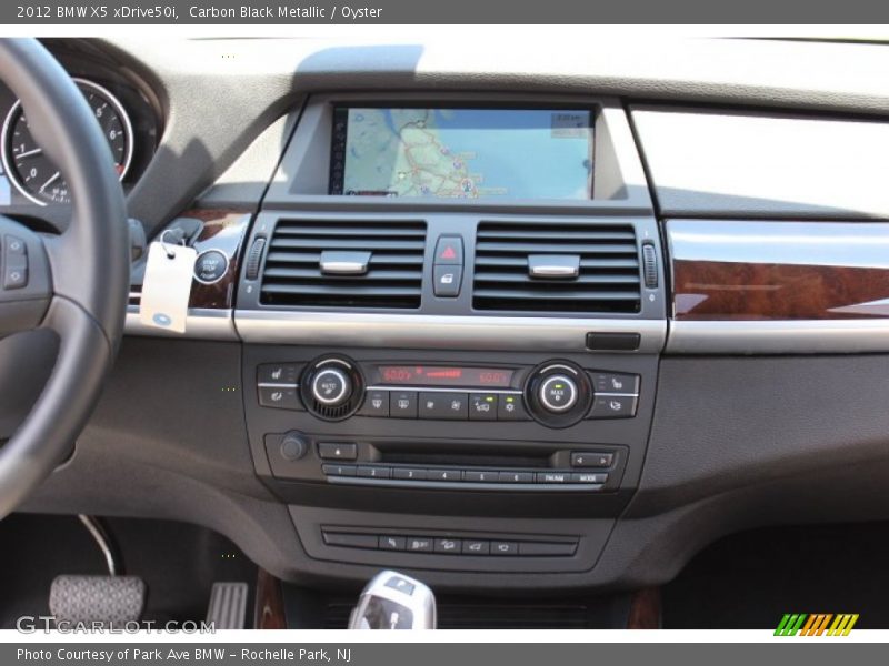 Carbon Black Metallic / Oyster 2012 BMW X5 xDrive50i