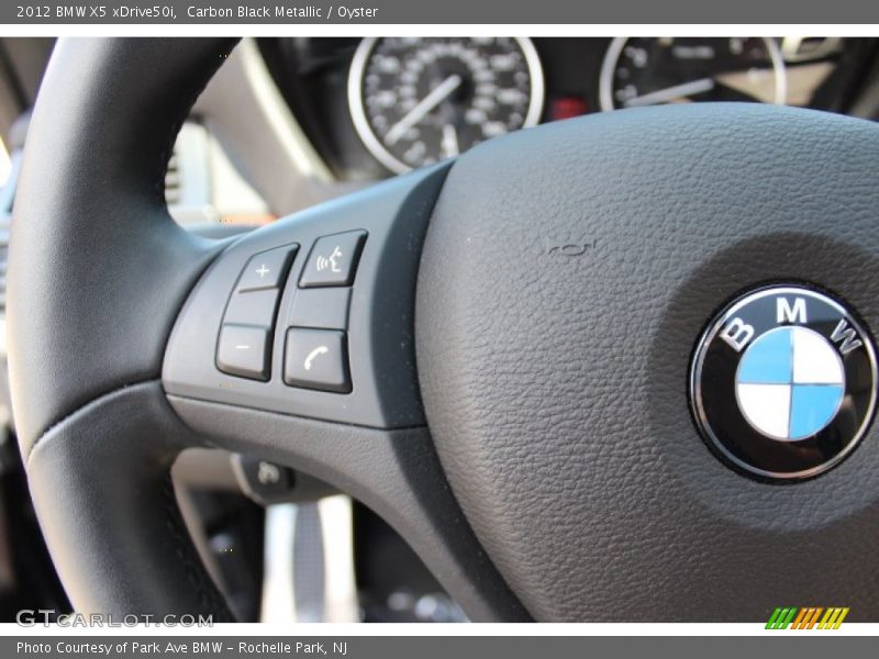 Carbon Black Metallic / Oyster 2012 BMW X5 xDrive50i