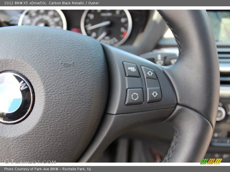 Carbon Black Metallic / Oyster 2012 BMW X5 xDrive50i