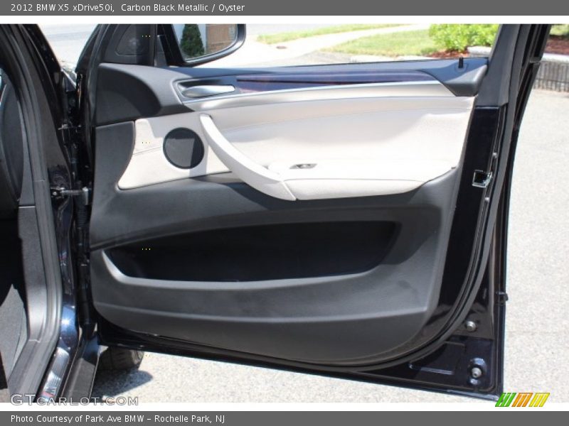 Carbon Black Metallic / Oyster 2012 BMW X5 xDrive50i