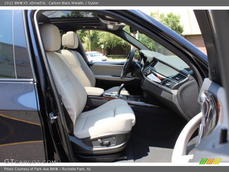 Carbon Black Metallic / Oyster 2012 BMW X5 xDrive50i
