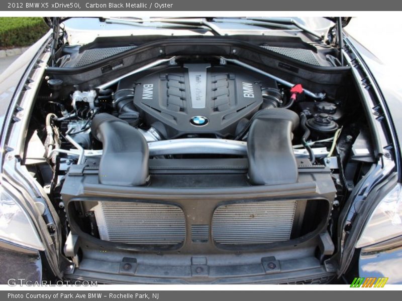 Carbon Black Metallic / Oyster 2012 BMW X5 xDrive50i