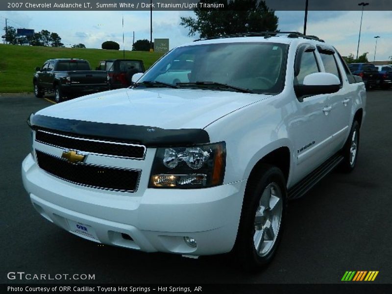 Summit White / Dark Titanium/Light Titanium 2007 Chevrolet Avalanche LT