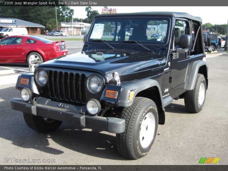 Black / Dark Slate Gray 2006 Jeep Wrangler Sport 4x4