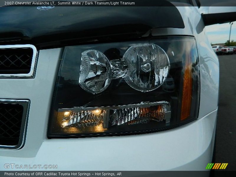 Summit White / Dark Titanium/Light Titanium 2007 Chevrolet Avalanche LT