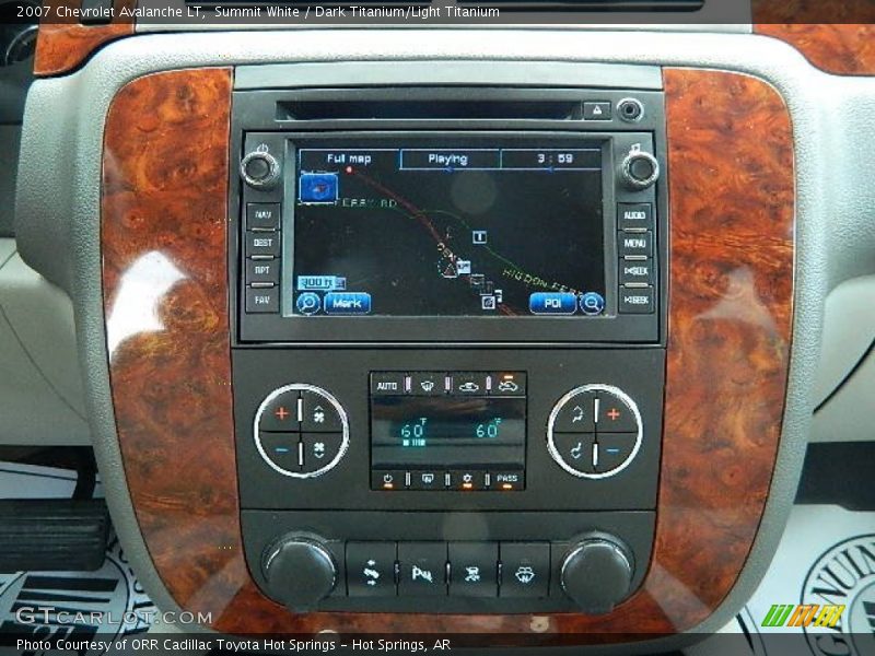 Summit White / Dark Titanium/Light Titanium 2007 Chevrolet Avalanche LT