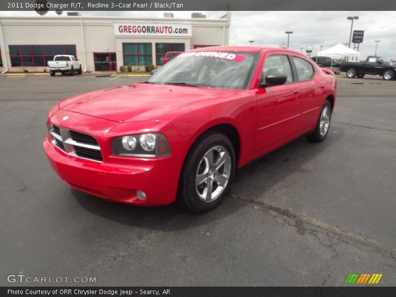 Redline 3-Coat Pearl / Black/Tan 2011 Dodge Charger R/T