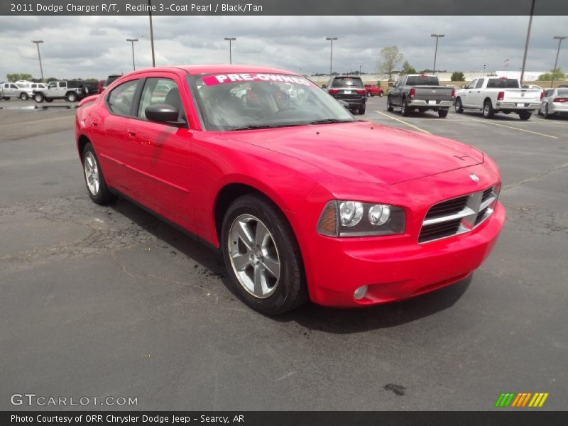 Redline 3-Coat Pearl / Black/Tan 2011 Dodge Charger R/T
