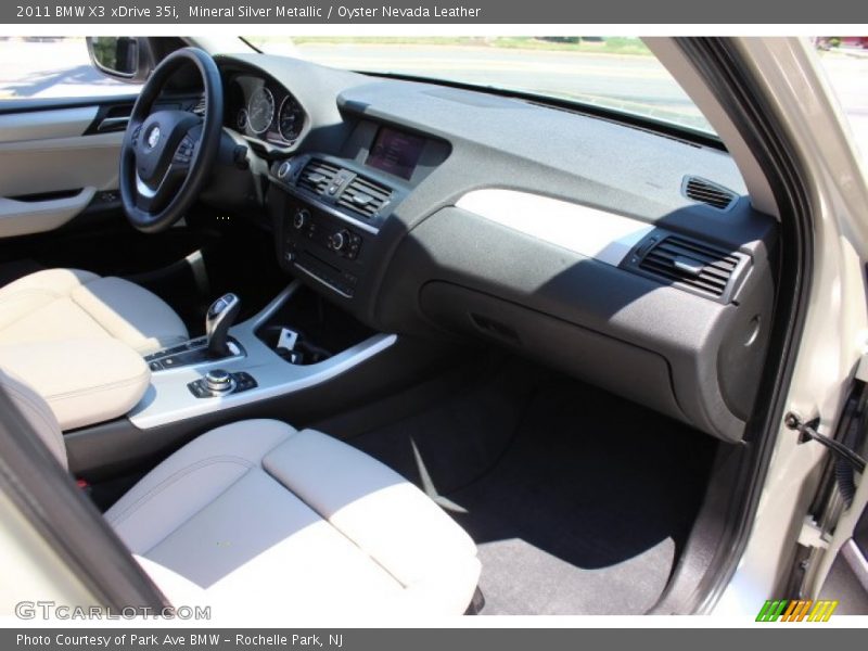 Mineral Silver Metallic / Oyster Nevada Leather 2011 BMW X3 xDrive 35i
