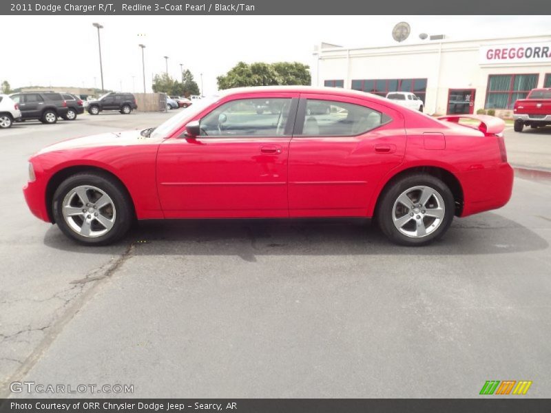 Redline 3-Coat Pearl / Black/Tan 2011 Dodge Charger R/T