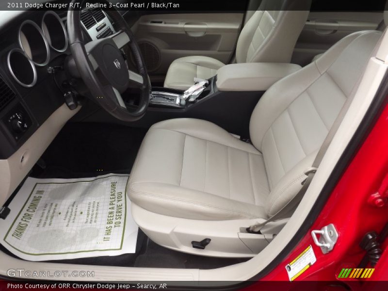 Redline 3-Coat Pearl / Black/Tan 2011 Dodge Charger R/T