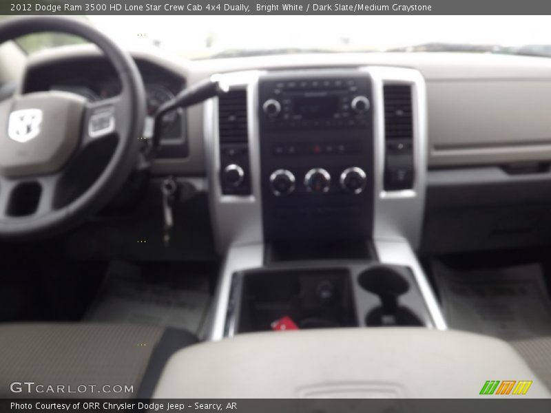 Bright White / Dark Slate/Medium Graystone 2012 Dodge Ram 3500 HD Lone Star Crew Cab 4x4 Dually