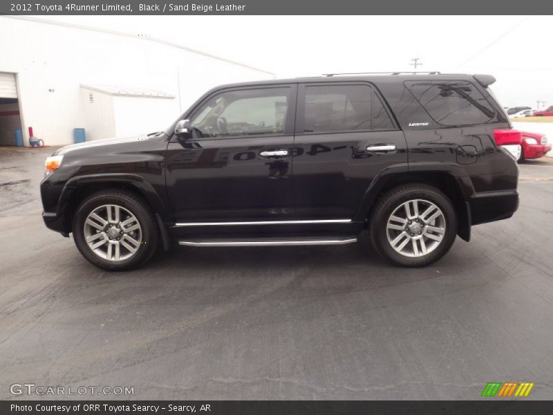 Black / Sand Beige Leather 2012 Toyota 4Runner Limited