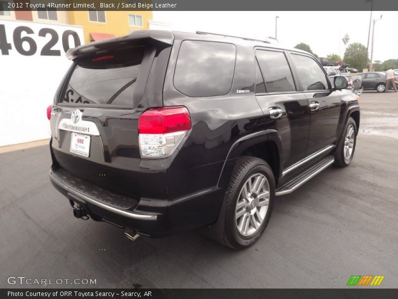 Black / Sand Beige Leather 2012 Toyota 4Runner Limited
