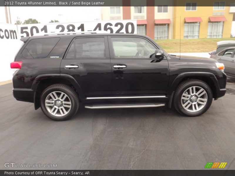Black / Sand Beige Leather 2012 Toyota 4Runner Limited