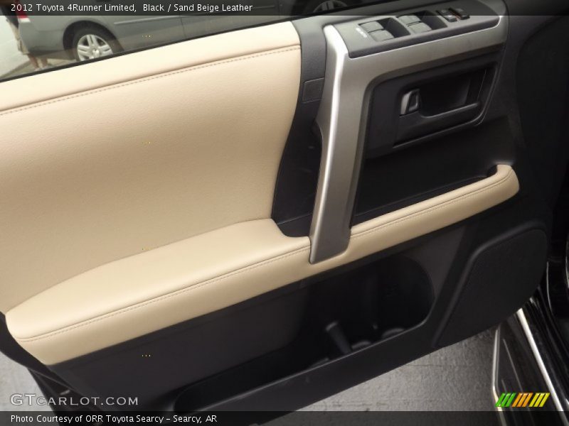 Black / Sand Beige Leather 2012 Toyota 4Runner Limited