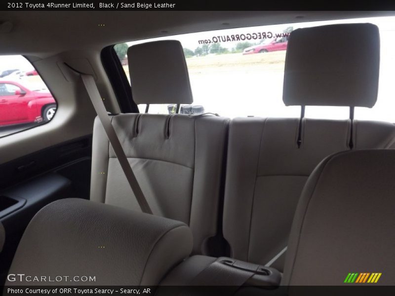 Black / Sand Beige Leather 2012 Toyota 4Runner Limited
