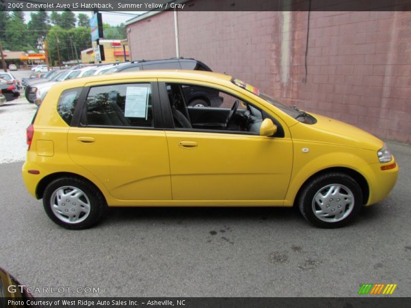 Summer Yellow / Gray 2005 Chevrolet Aveo LS Hatchback