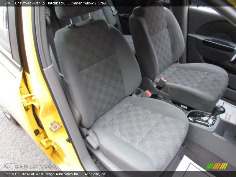 Summer Yellow / Gray 2005 Chevrolet Aveo LS Hatchback
