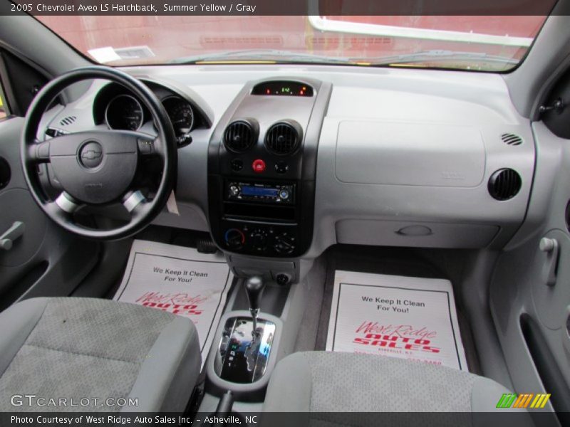Summer Yellow / Gray 2005 Chevrolet Aveo LS Hatchback