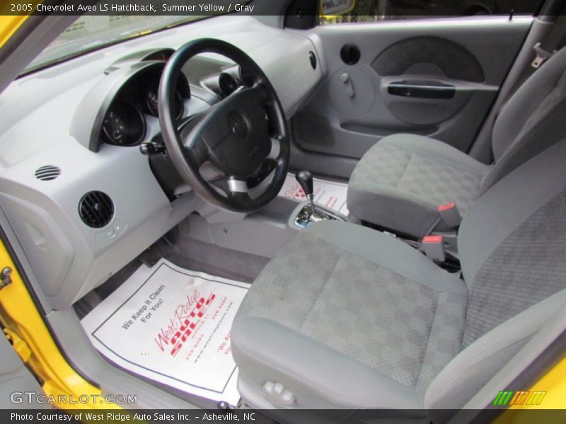 Summer Yellow / Gray 2005 Chevrolet Aveo LS Hatchback