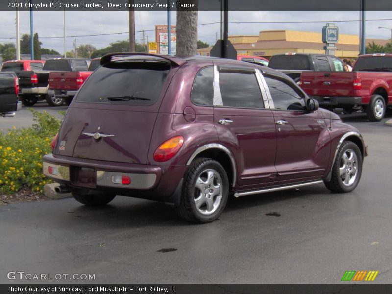 Deep Cranberry Pearl / Taupe 2001 Chrysler PT Cruiser Limited