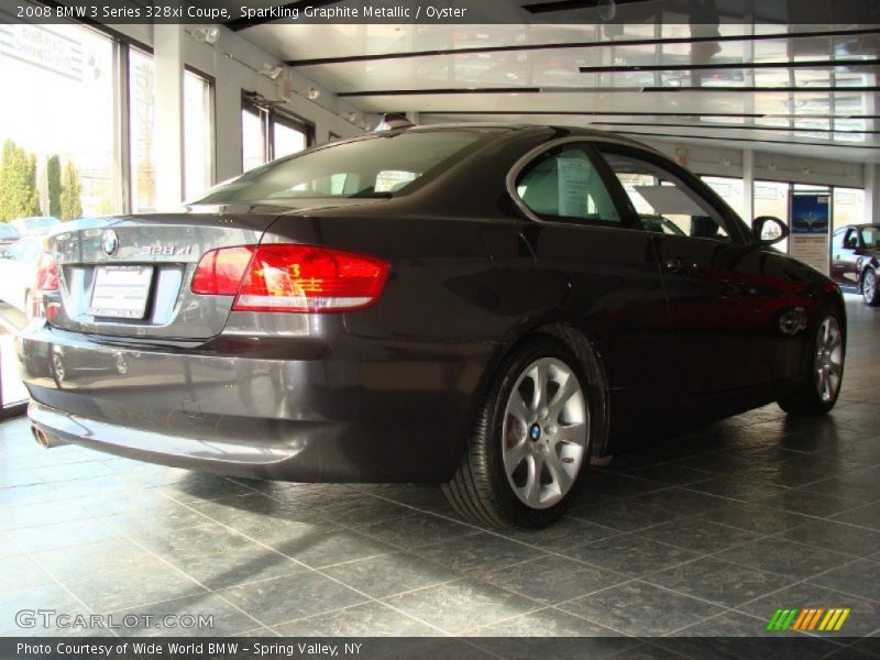 Sparkling Graphite Metallic / Oyster 2008 BMW 3 Series 328xi Coupe