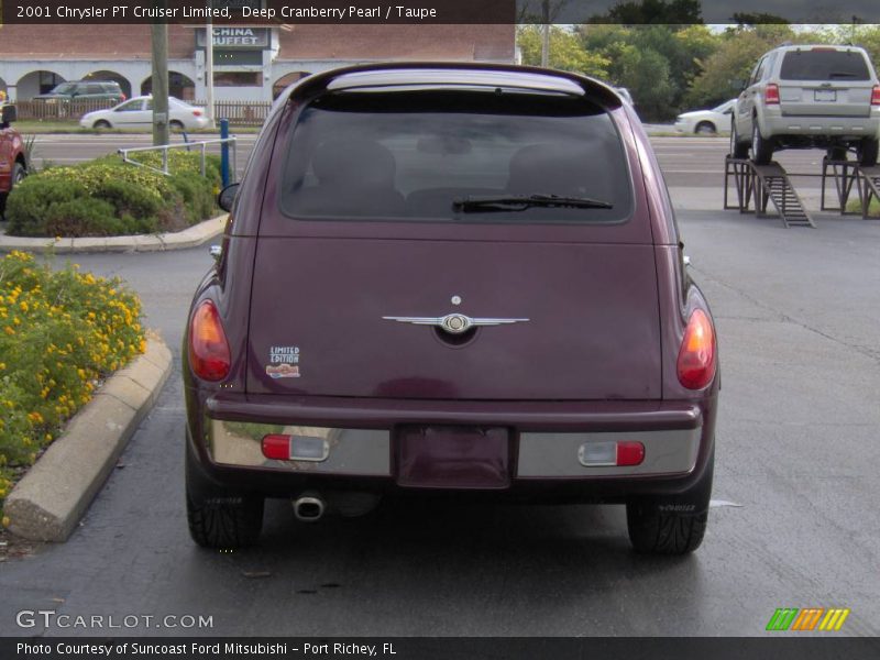 Deep Cranberry Pearl / Taupe 2001 Chrysler PT Cruiser Limited
