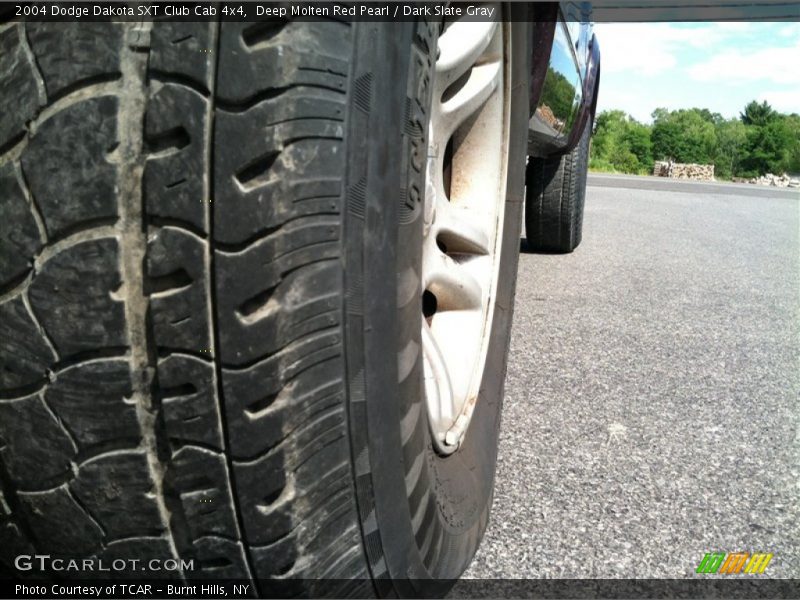Deep Molten Red Pearl / Dark Slate Gray 2004 Dodge Dakota SXT Club Cab 4x4