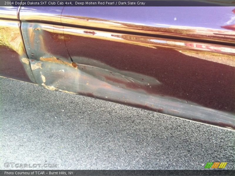 Deep Molten Red Pearl / Dark Slate Gray 2004 Dodge Dakota SXT Club Cab 4x4