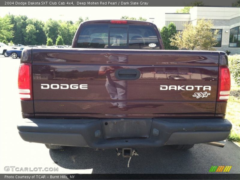 Deep Molten Red Pearl / Dark Slate Gray 2004 Dodge Dakota SXT Club Cab 4x4