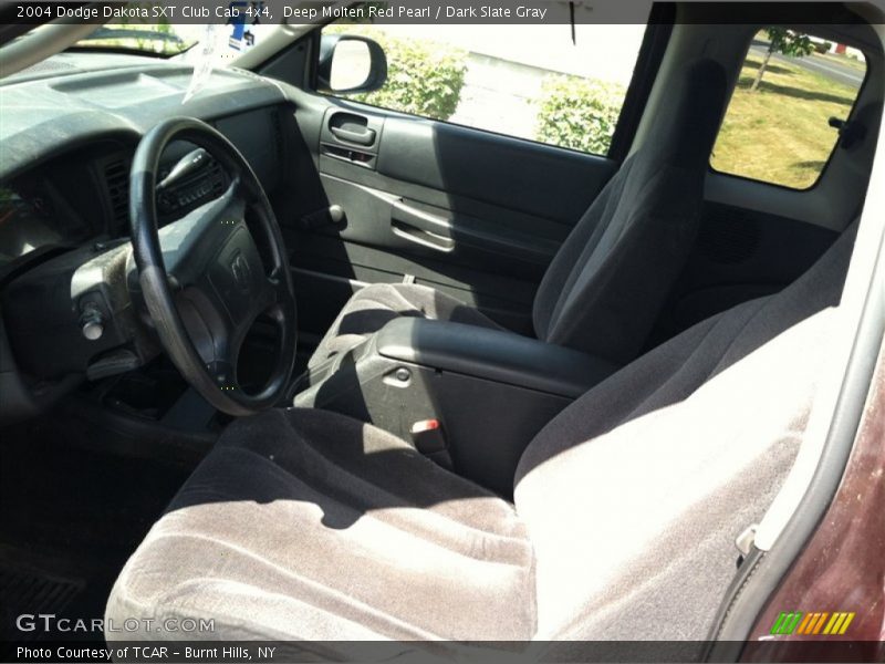 Deep Molten Red Pearl / Dark Slate Gray 2004 Dodge Dakota SXT Club Cab 4x4