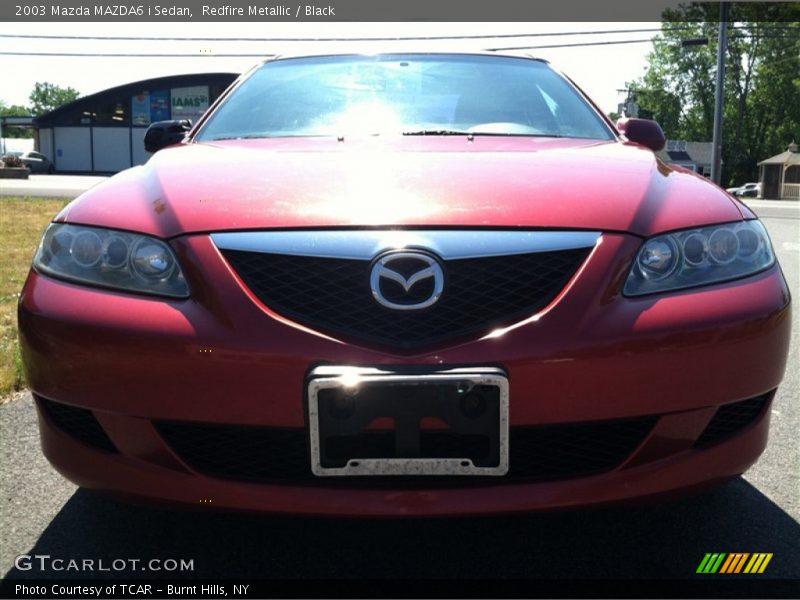 Redfire Metallic / Black 2003 Mazda MAZDA6 i Sedan