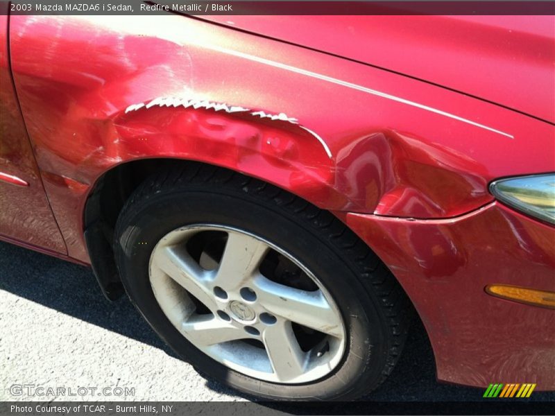 Redfire Metallic / Black 2003 Mazda MAZDA6 i Sedan