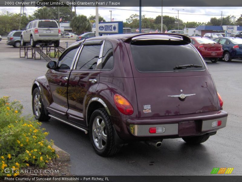 Deep Cranberry Pearl / Taupe 2001 Chrysler PT Cruiser Limited