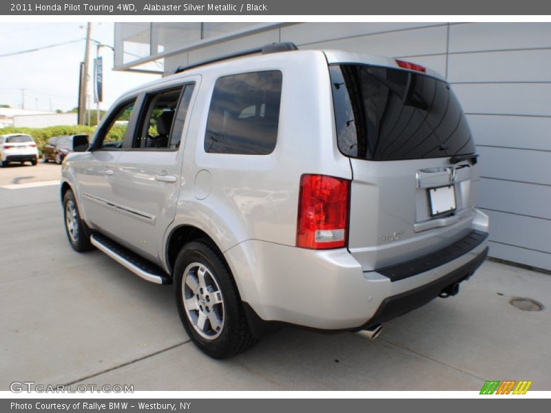 Alabaster Silver Metallic / Black 2011 Honda Pilot Touring 4WD